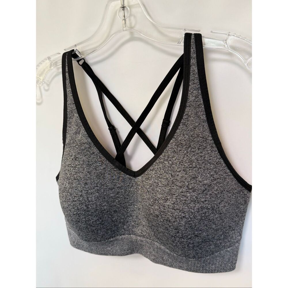 Pink Active Seamless Lightly Lined Wireless Gray … - image 3